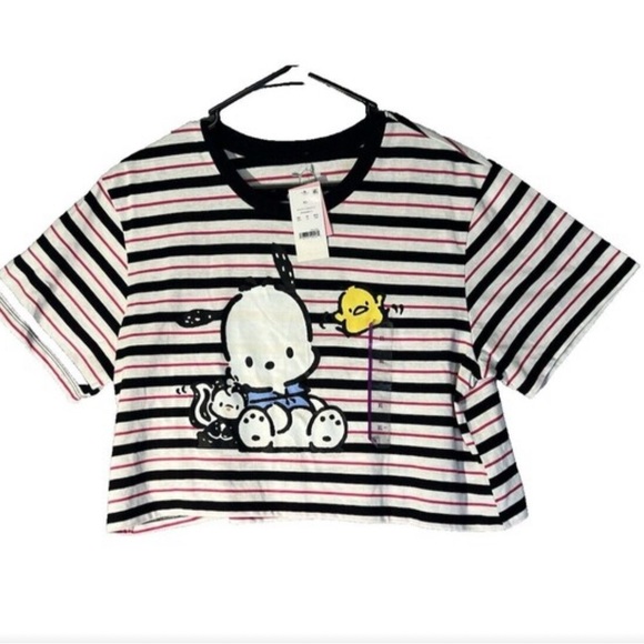NWT Pochacco Hello Kitty XL Cropped T-Shirt - Picture 1 of 4